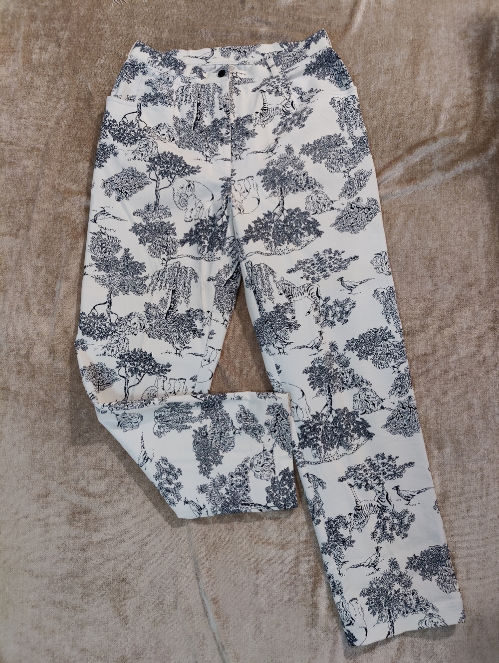 Elana By Tanner Toil Cotton Spandex Twill  Pants From 2000s, Size 12